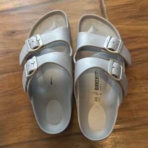 Birkenstock gray/silver Sandals